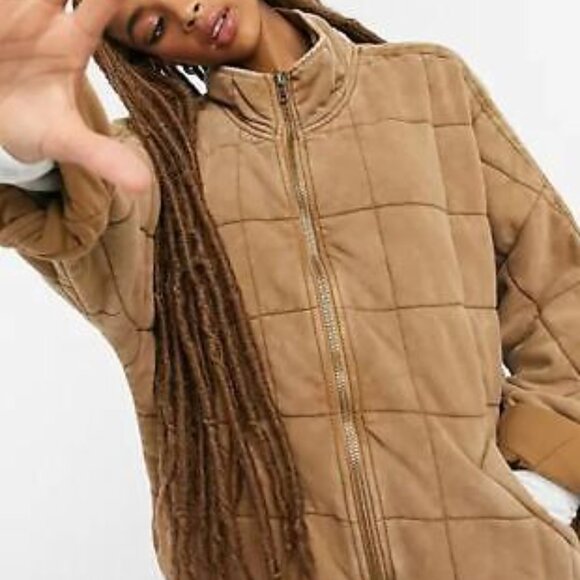 Free People Dolman Quilted Knit Jacket - Picture 2 of 6